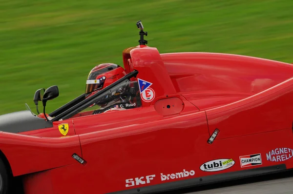 Mugello Listopad 2013 Neznámá Jízda Ferrari 333Sp Okruhu Mugello Během — Stock fotografie