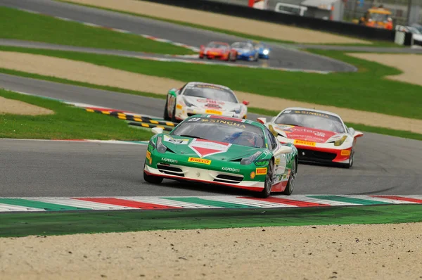 Mugello Italien November 2013 Ferrari 458 Challenge Beim Finali Mondiali — Stockfoto