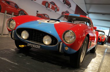 MUGELLO, IT, Kasım 2013: Ferrari Model 250 Berlinetta Finali Mondiali Ferrari 2013 sırasında İtalya 'da Mugello Pisti' nde. İtalya