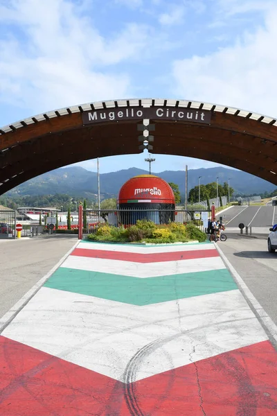 Scarperia Mugello August 2020 Entrance Mugello International Circuit Scarperia Florence — Stock Photo, Image