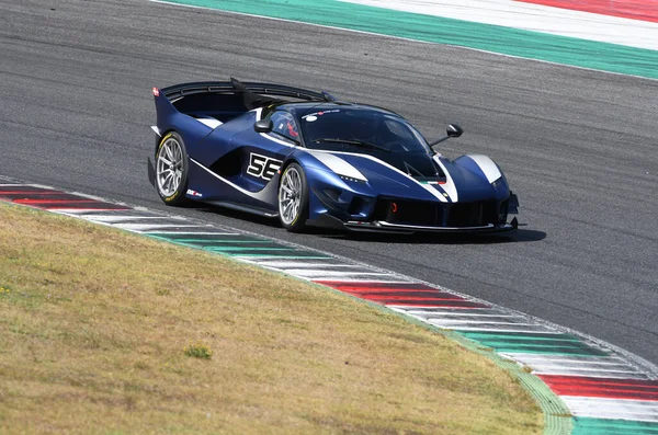 Scarperia Mugello August 2020 Ferrari Fxx Evo Action Mugello Circuit — Stock Photo, Image