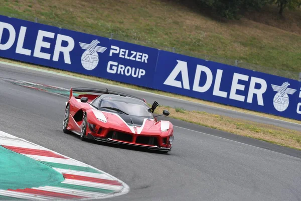 Scarperia Mugello Agosto 2020 Ferrari Fxx Evo Ação Circuito Mugello — Fotografia de Stock