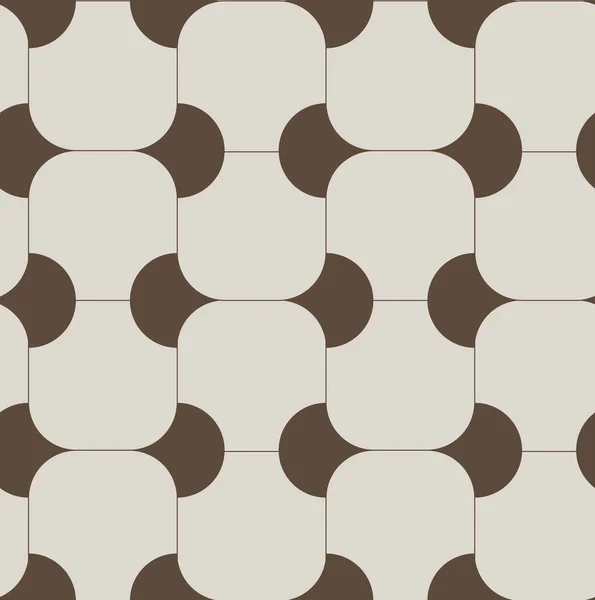 Klasik Art Deco Kusursuz Desen. Soyut elementlerle Geometrik dekoratif. Geçmişe dönüş. Hafif arkaplan. Kahverengi