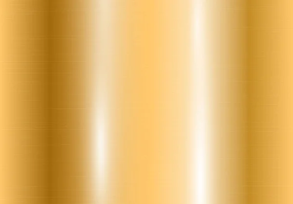 Gradient of yellow gold with highlights — Stock Vector