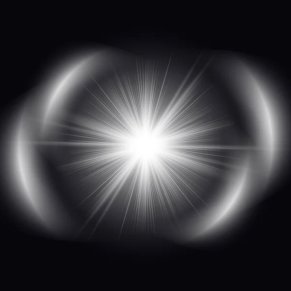 Ljusa stjärna Flash — Stock vektor