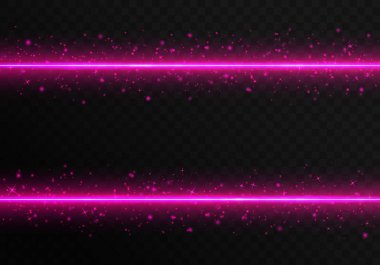 Pembe lazer çizgili