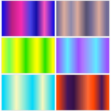 Çok renkli gradyan koleksiyonu