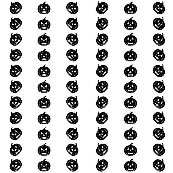 Gráfico de Halloween con calabazas — Archivo Imágenes Vectoriales