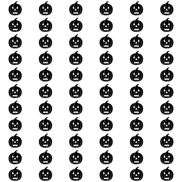 Modèle Halloween avec citrouilles — Image vectorielle