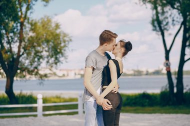 Birbirine aşık çift