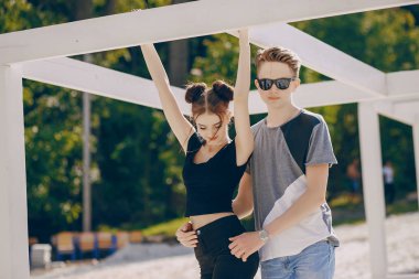 Birbirine aşık çift