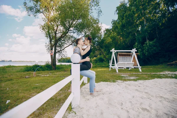 Birbirine aşık çift