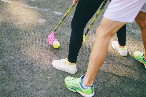 couple doing sporty activities together