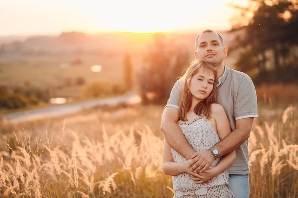 Fathet met dochter — Stockfoto