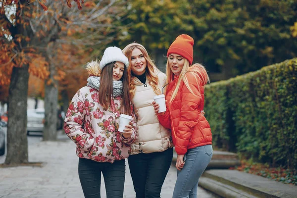 Tre belle ragazze — Foto Stock