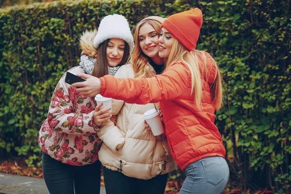 Tre belle ragazze — Foto Stock