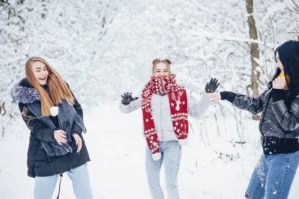 Ragazze in un parco — Foto Stock