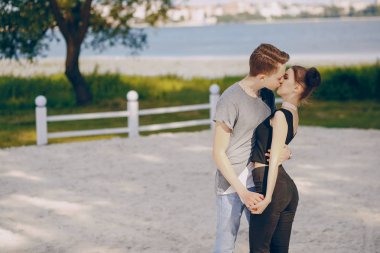 Birbirine aşık çift