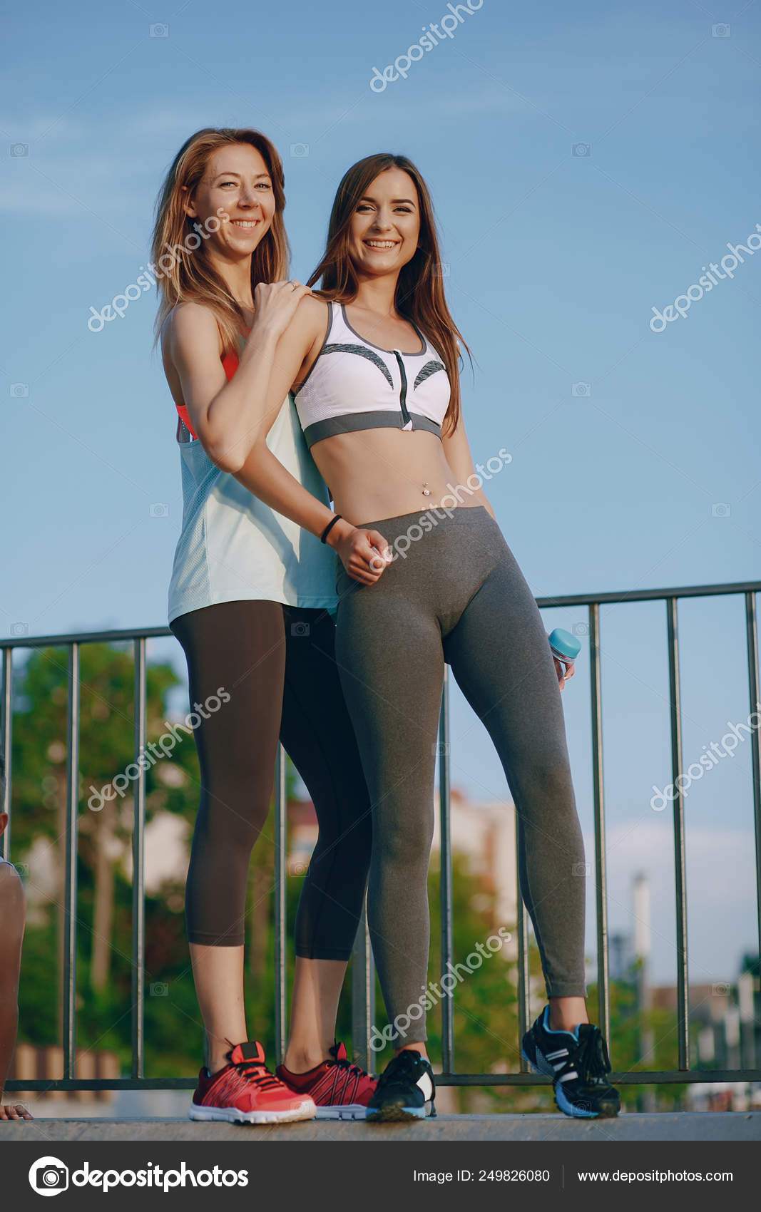 Beautiful sport girls Stock Photo by ©hetmanstock 249826080