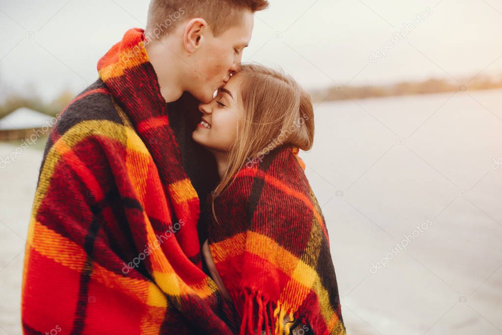 couple near water