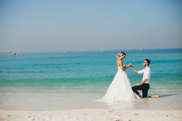 Bräute am Meer — Stockfoto