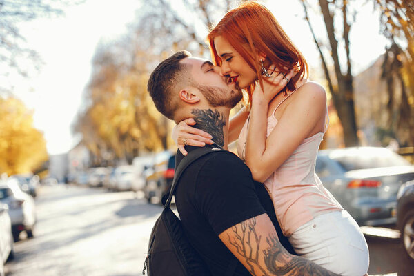 Пара в парке