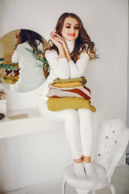 Kazak ile sevimli kız