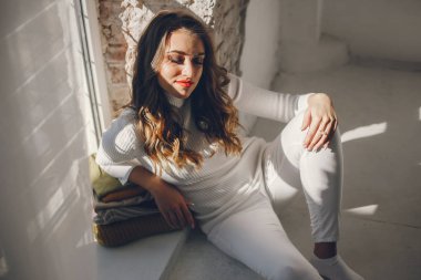 Kazak ile sevimli kız