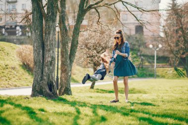 kızı ile şık anne
