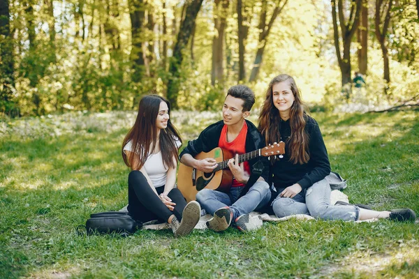 Friends with a guitar