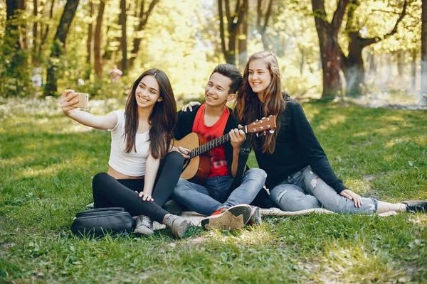 Friends with a guitar