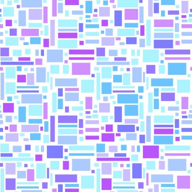 Çok renkli desen. Beyaz renkli geometrik şekilleri. Sorunsuz döşeme arka planı parçalarla. Duvar kağıdı yüzeyi