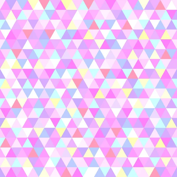 Seamless Triangle Tile Pattern Colorful Wallpaper Surface Bright Background Print — Stock Vector