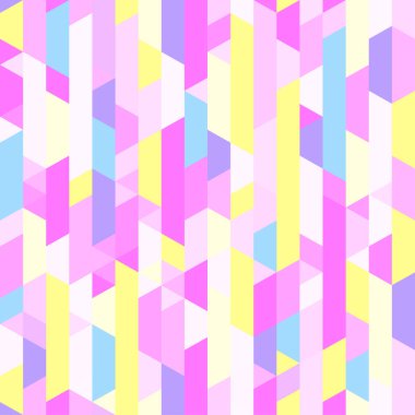 Poligonal model. Renkli duvar kağıdı yüzey. Sorunsuz parlak döşeme arka planı. Afiş, poster, tişört ve Tekstil için yazdırın. Benzersiz doku. Doodle tasarımı için