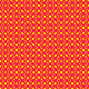 Parlak desen trapezoids, çokgenler ve daireler ile. Kesintisiz geometrik arka plan. Doodle tasarımı için. Sanat yaratma. Tebrik kartları