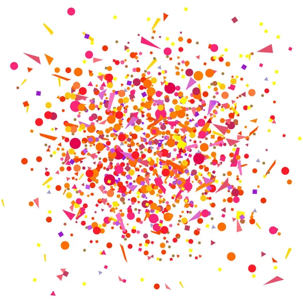 Beyaz renkli pırıltılar. Konfeti ile geometrik arka plan. Desen tasarımı için. Basım endüstrisi, poster, afiş ve Tekstil için yazdırın. Tebrik kartları
