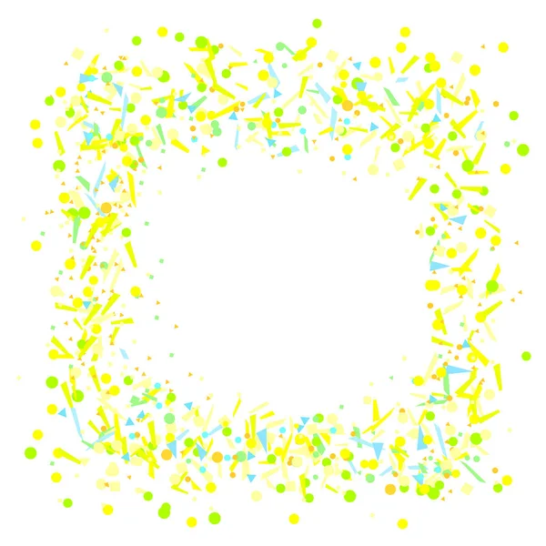Kare kare beyaz izole konfeti ile. Geometrik arka plan ile çok renkli pırıltılar. Desen tasarımı için. Basım endüstrisi, poster, afiş ve Tekstil için yazdırın. Tebrik kartları. Lüks doku
