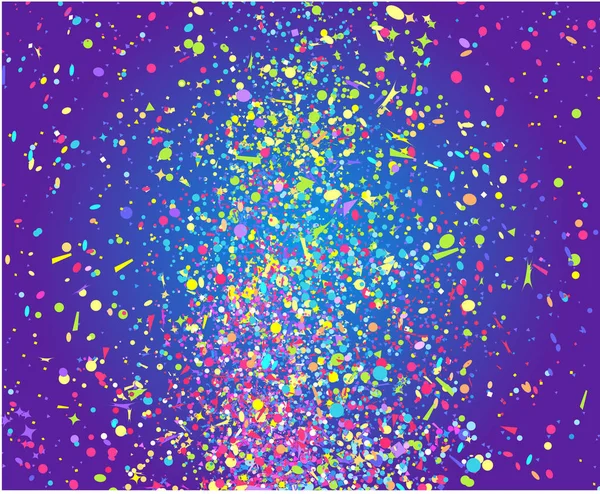 Konfeti izole koyu arka plan üzerinde. Geometrik desen pırıltılar ile. Parlak doku tasarımı için. Afiş, poster, el ilanları ve Tekstil için yazdırın. Tebrik kartları