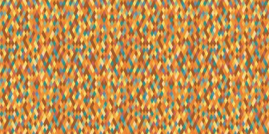 Döşenmiş çok renkli desen. Geometrik arka plan. Sorunsuz parlak doku. Renkli duvar kağıdı yüzey. Afiş, t-shirt ve tekstil baskı