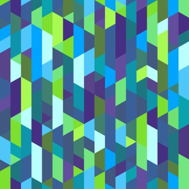 Trapeziums ve çokgenler ile kiremitli arka plan. Geometrik desen. Soyut duvar kağıdı. Sorunsuz doku. Afiş, poster, el ilanları ve Tekstil için yazdırın. Tebrik kartları. Doodle tasarımı için