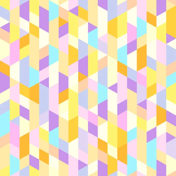テクスチャを並べて表示します シームレス パターン ポリゴンの背景 抽象的な幾何学的な壁紙 きれいな色 ポリグラフの利用 ポスター シャツ 織物の印刷します — ストックベクタ