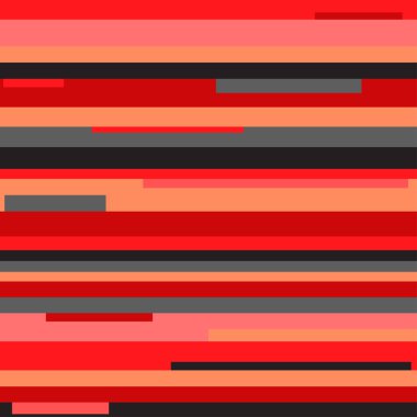 Yatay çizgiler ile Dikişsiz kare desen. Çizgili çok renkli arka plan. İkinci dereceden Soyut doku. Yüzeyi geometrik duvar kağıdı. Basım endüstrisi, t-shirt ve tekstil baskı