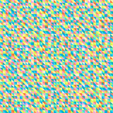 Sorunsuz üçgen desen. Çok renkli arka plan. Yüzeyi damalı geometrik duvar kağıdı. Parlak renkler. El ilanı, afiş, t-shirt ve Tekstil için yazdırın. Doodle tasarımı için. Tebrik kartları
