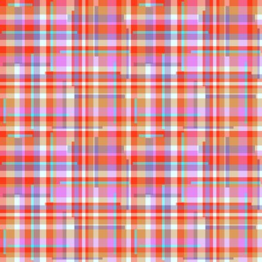 Dikişsiz Kareli desen. Yüzey soyut geometrik duvar kağıdı. Çizgili çok renkli arka plan. Parlak doku. Afiş, broşür, t-shirt ve Tekstil için yazdırın. Doodle tasarımı için