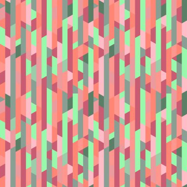 Kiremitli arka plan. Geometrik desen renkli. Soyut duvar kağıdı. Kesintisiz çizgili doku parçalarla. Afiş, poster, el ilanları ve Tekstil için yazdırın. Tebrik kartları. Doodle tasarımı için