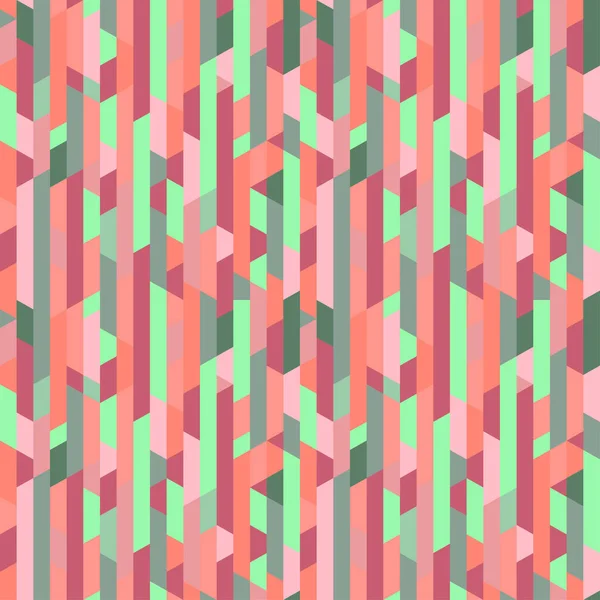 Плиточный Фон Геометрический Цветной Узор Абстрактные Обои Бесшовная Полосатая Текстура — стоковый вектор