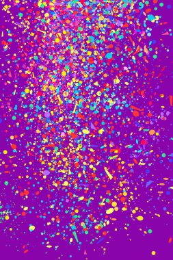 Parlak patlama. Havai fişek. Doku ile rasgele geometrik pırıltılar. Konfeti ile geometrik arka plan. Desen tasarımı için. Afiş, poster ve Tekstil için yazdırın. Tebrik kartları