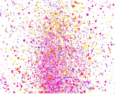 Üzerinde beyaz renkli konfeti yalıtım. Pırıltılar ile geometrik arka plan. Desen tasarımı için. El ilanları, poster, afiş ve Tekstil için yazdırın. Tebrik kartları. Lüks doku