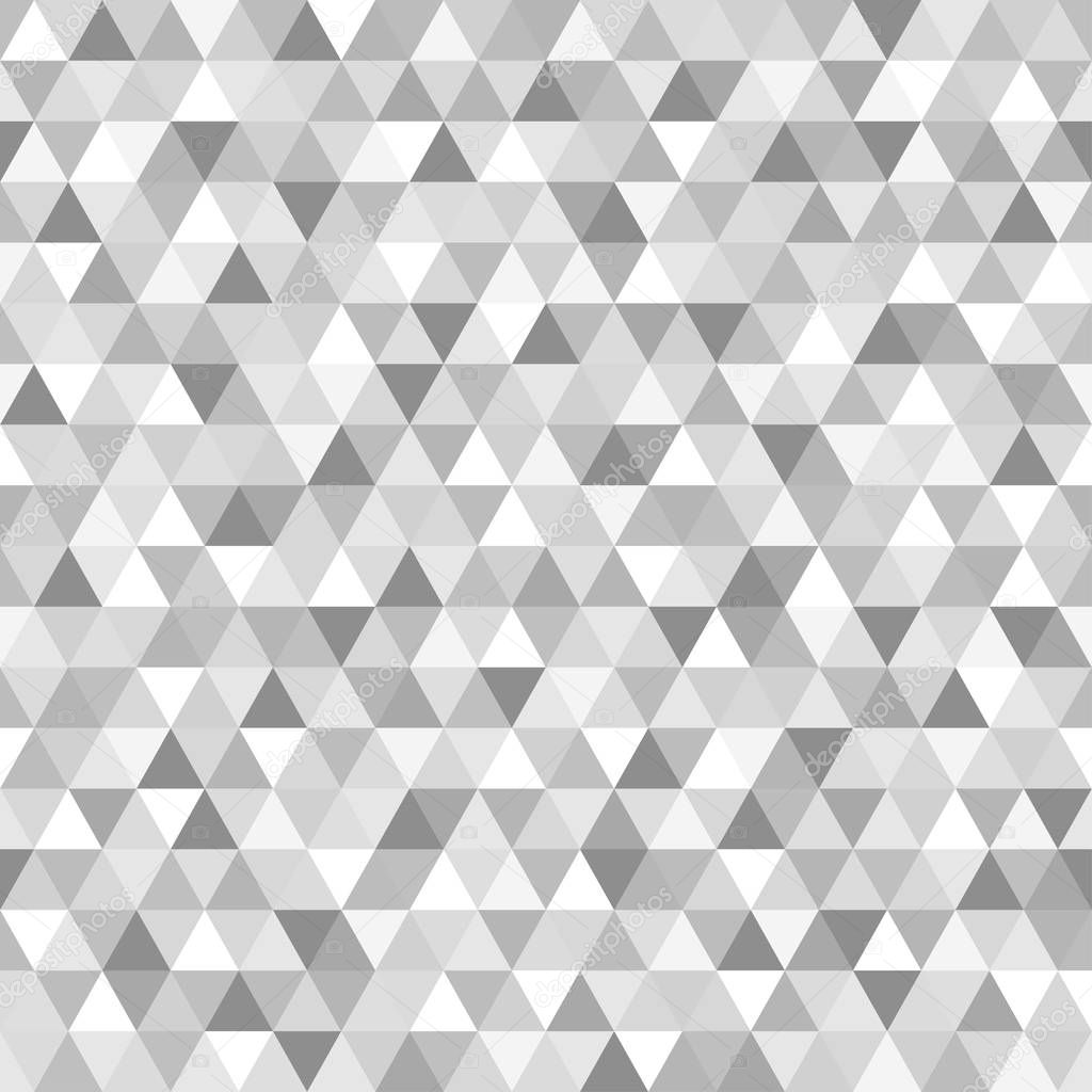 Seamless triangle pattern. Abstract geometric wallpaper of the surface. Tile background. Print for polygraphy, posters, t-shirts and textiles. Mosaic texture. Doodle for design