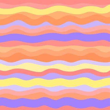 Yüzey soyut duvar kağıdı. Şirin arka plan. Sıcak renkler. Desen çizgileri ve dalgalar. Çok renkli doku. Dekoratif tarzı. El ilanları, poster, afiş ve tekstil baskı